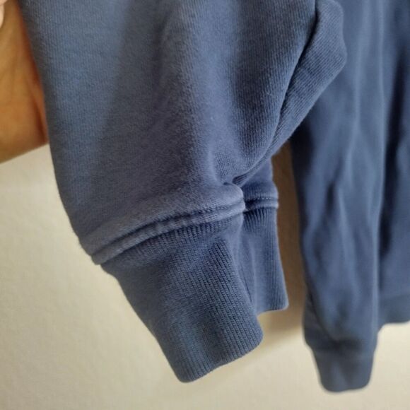 Everlane The Track Crewneck Sweatshirt Organic Cotton faded blue men's 2Xl - Picture 5 of 10